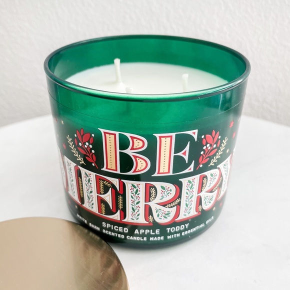 Bath and body works BBW spiced apple toddy candle - Picture 2 of 3